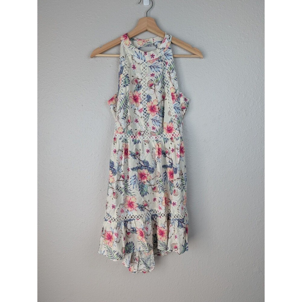 Sunday Mi Amor Floral‎ Halter Neck Sundress XS